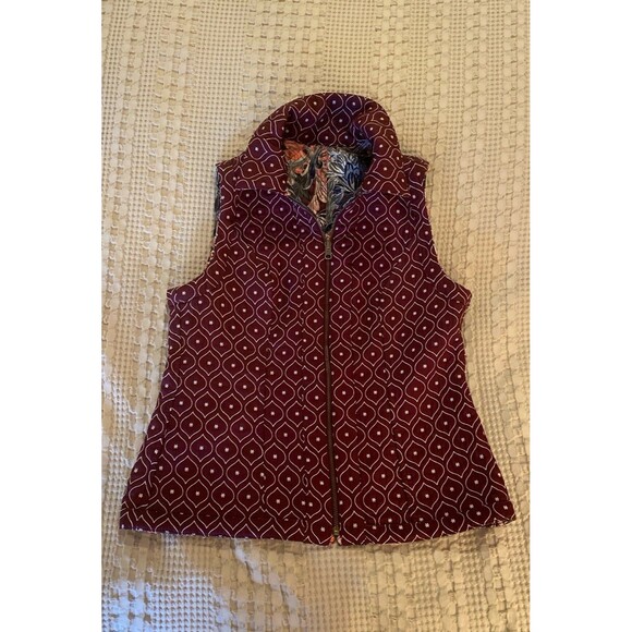 Vest Dual Sided Reversable Wear Either Way! size Medium ? No tags Practical - Picture 6 of 10